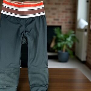 Olympia Moto Leggings Women‎ M High Rise Sunset Workout Yoga Lounge Travel Pants